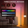مصابيح أرضية بلوتوث ذات ثلاثة أجزاء من المصابيح الزوايا لمصابيح RGB التجارية عبر الحدود details Picture
